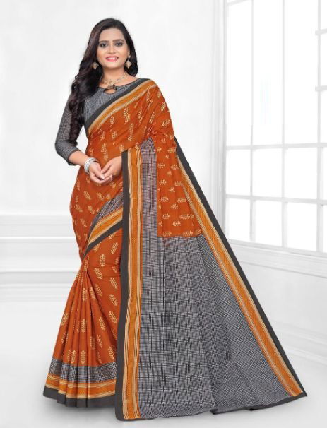 Jk Karishma 1 Casual Daily Wear Cotton Printed Latest Saree Collection